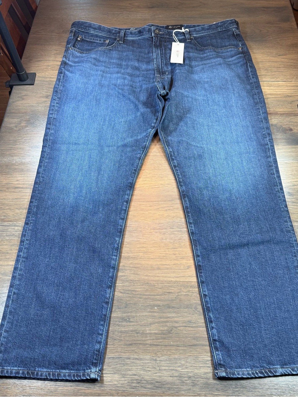 Ag Adriano Goldschmied Men's Straight Leg Jeans - Dark Blue